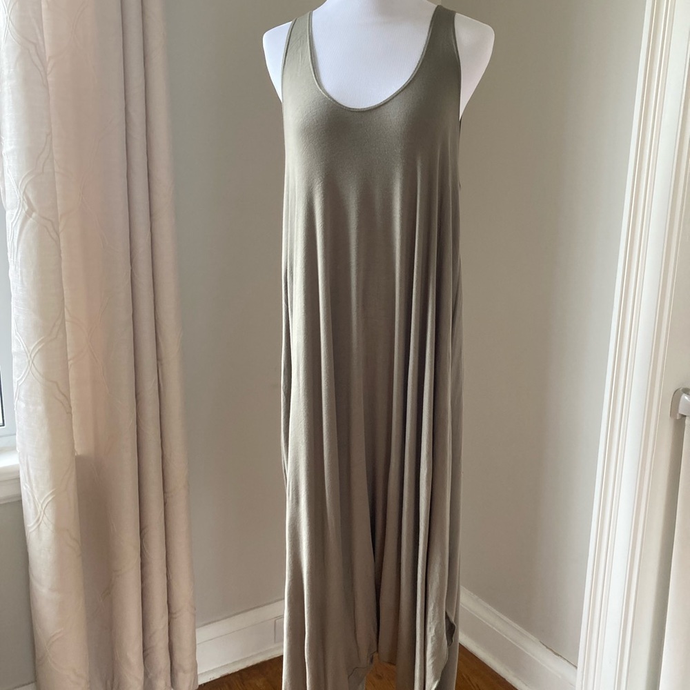 Rapz sage green harem jumpsuit (one size)